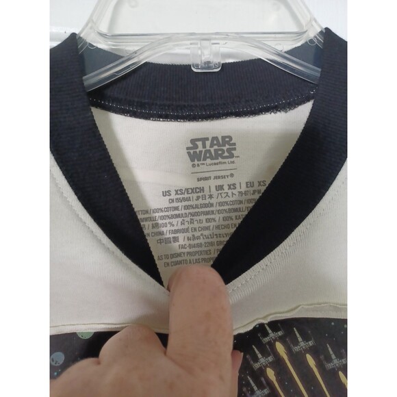 NWT STAR WARS WOMEN OF THE GALAXY SPIRIT "THE FORCE IS WITH US" DISNEY SIZE XS - Picture 3 of 12